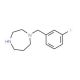 1-(3-Fluoro-benzyl)-[1,4]diazepane - chemical structure image