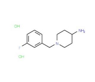 1-(3-Fluoro-benzyl)-piperidin-4-ylaminedihydrochloride - chemical structure image