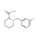 1-(3-Fluoro-benzyl)-piperidine-2-carboxylic acid (CAS 1031317-91-5) - chemical structure image