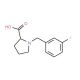 1-(3-Fluoro-benzyl)-pyrrolidine-2-carboxylic acid - chemical structure image