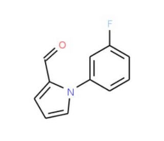 1-(3-Fluoro-phenyl)-1H-pyrrole-2-carbaldehyde (CAS 383136-19-4) - chemical structure image