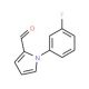 1-(3-Fluoro-phenyl)-1H-pyrrole-2-carbaldehyde (CAS 383136-19-4) - chemical structure image