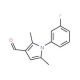 1-(3-Fluoro-phenyl)-2,5-dimethyl-1H-pyrrole-3-carbaldehyde (CAS 428497-01-2) - chemical structure image