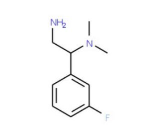 1-(3-Fluoro-phenyl)-N*1*,N*1*-dimethyl-ethane-1,2-diamine - chemical structure image