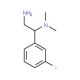 1-(3-Fluoro-phenyl)-N*1*,N*1*-dimethyl-ethane-1,2-diamine - chemical structure image