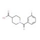 1-(3-Fluorobenzoyl)piperidine-4-carboxylic acid (CAS 436093-13-9) - chemical structure image