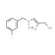 [1-(3-Fluorobenzyl)-1H-1,2,3-triazol-4-yl]methanol - chemical structure image