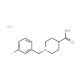 1-(3-Fluorobenzyl)-4-piperidinecarboxylic acid hydrochloride (CAS 451485-55-5) - chemical structure image