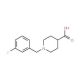 1-(3-fluorobenzyl)piperidine-4-carboxylic acid (CAS 783298-62-4) - chemical structure image