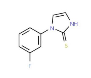 1-(3-fluorophenyl)-1H-imidazole-2-thiol (CAS 17452-26-5) - chemical structure image