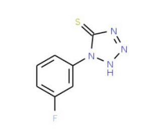 1-(3-fluorophenyl)-1H-tetrazole-5-thiol (CAS 14210-42-5) - chemical structure image