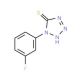 1-(3-fluorophenyl)-1H-tetrazole-5-thiol (CAS 14210-42-5) - chemical structure image