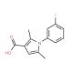 1-(3-fluorophenyl)-2,5-dimethyl-1H-pyrrole-3-carboxylic acid - chemical structure image