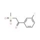 1-(3-Fluorophenyl)-2-(methylsulphonyl)ethanone (CAS 82652-12-8) - chemical structure image