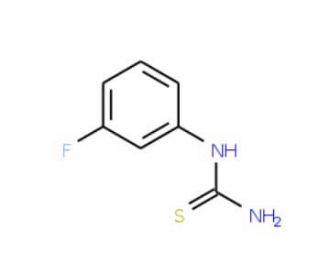 1-(3-Fluorophenyl)-2-thiourea (CAS 458-05-9) - chemical structure image