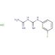 1-(3-Fluorophenyl)biguanide hydrochloride (CAS 2267-49-4) - chemical structure image