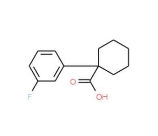 1-(3-fluorophenyl)cyclohexanecarboxylic acid - chemical structure image