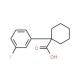 1-(3-fluorophenyl)cyclohexanecarboxylic acid - chemical structure image