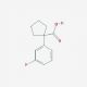 1-(3-fluorophenyl)cyclopentanecarboxylic acid (CAS 214262-97-2) - chemical structure image