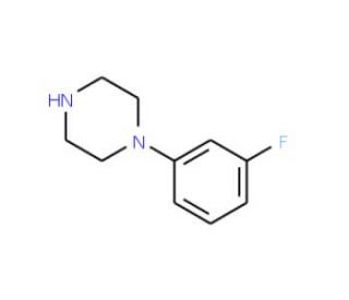 1-(3-Fluorophenyl)piperazine (CAS 3801-89-6) - chemical structure image