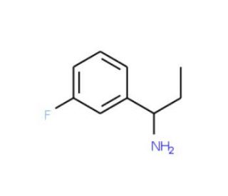 1-(3-Fluorophenyl)propylamine (CAS 473732-57-9) - chemical structure image