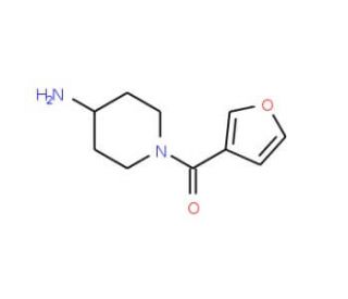 1-(3-furoyl)piperidin-4-amine (CAS 926210-83-5) - chemical structure image