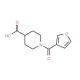 1-(3-furoyl)piperidine-4-carboxylic acid - chemical structure image