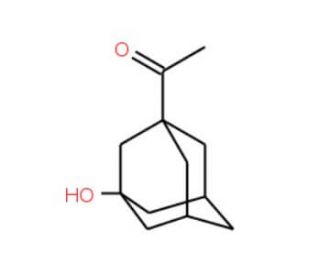 1-(3-Hydroxy-adamantan-1-yl)-ethanone (CAS 39917-38-9) - chemical structure image