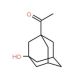 1-(3-Hydroxy-adamantan-1-yl)-ethanone (CAS 39917-38-9) - chemical structure image