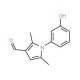 1-(3-Hydroxy-phenyl)-2,5-dimethyl-1H-pyrrole-3-carbaldehyde (CAS 878424-24-9) - chemical structure image