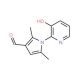 1-(3-Hydroxy-pyridin-2-yl)-2,5-dimethyl-1H-pyrrole-3-carbaldehyde - chemical structure image