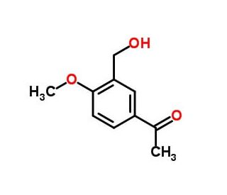 1-[3-(hydroxymethyl)-4-methoxyphenyl]ethan-1-one (CAS 219539-06-7) - chemical structure image