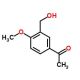 1-[3-(hydroxymethyl)-4-methoxyphenyl]ethan-1-one (CAS 219539-06-7) - chemical structure image