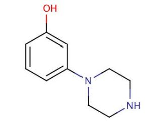 1-(3-Hydroxyphenyl) piperazine (CAS 59817-32-2) - chemical structure image