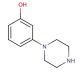 1-(3-Hydroxyphenyl) piperazine (CAS 59817-32-2) - chemical structure image