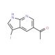 1-(3-Iodo-1H-pyrrolo[2,3-b]pyridin-5-yl)ethanone (CAS 1015609-03-6) - chemical structure image