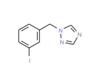 1-(3-Iodobenzyl)-1H-1,2,4-triazole (CAS 615534-73-1) - chemical structure image