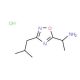 [1-(3-Isobutyl-1,2,4-oxadiazol-5-yl)ethyl]aminehydrochloride - chemical structure image