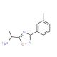 1-(3-m-Tolyl-[1,2,4]oxadiazol-5-yl)-ethylamine (CAS 883547-44-2) - chemical structure image