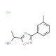 1-(3-m-Tolyl-[1,2,4]oxadiazol-5-yl)-ethylaminehydrochloride - chemical structure image