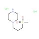 1-(3-Methanesulfonylpropyl)-piperazine 2HCl (CAS 939983-66-1) - chemical structure image