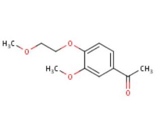 1-[3-methoxy-4-(2-methoxyethoxy)phenyl]ethan-1-one - chemical structure image