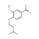1-[3-methoxy-4-(3-methylbutoxy)phenyl]ethan-1-one - chemical structure image