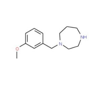 1-(3-Methoxy-benzyl)-[1,4]diazepane - chemical structure image