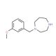1-(3-Methoxy-benzyl)-[1,4]diazepane - chemical structure image