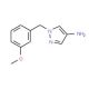 1-(3-Methoxy-benzyl)-1H-pyrazol-4-ylamine - chemical structure image