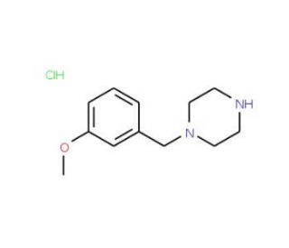 1-(3-Methoxy-benzyl)-piperazine hydrochloride - chemical structure image