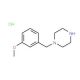 1-(3-Methoxy-benzyl)-piperazine hydrochloride - chemical structure image