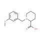 1-(3-Methoxy-benzyl)-piperidine-2-carboxylic acid (CAS 187994-08-7) - chemical structure image