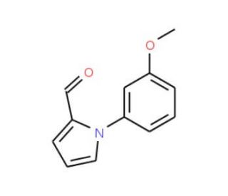 1-(3-Methoxy-phenyl)-1H-pyrrole-2-carbaldehyde - chemical structure image